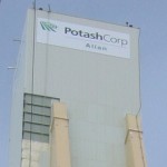 Schacht van de kalimijn van Potash Corp. in Allan, Saskatchewan.