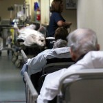 Patiënten liggen in Canadese ziekenhuizen niet zelden op de gang.