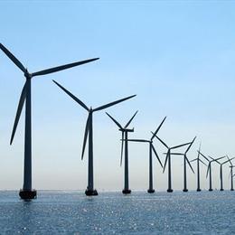 Windpark op zee