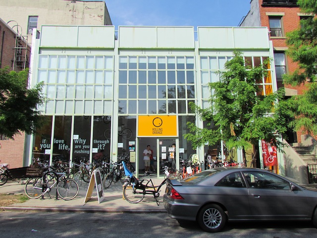 Rolling Orange, Nederlandse fietsenwinkel in Brooklyn.